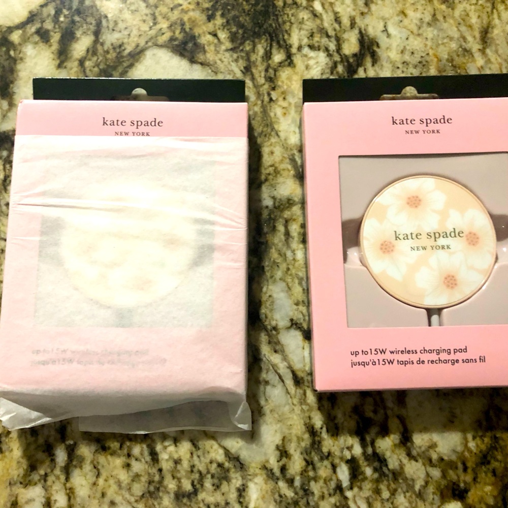 Brand New Kate Spade 15w wireless charging pad.